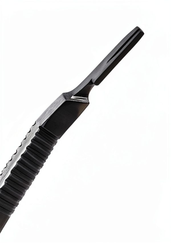 Scalpel Handle #3L Long Stainless Steel with Slight Bent WSI-1