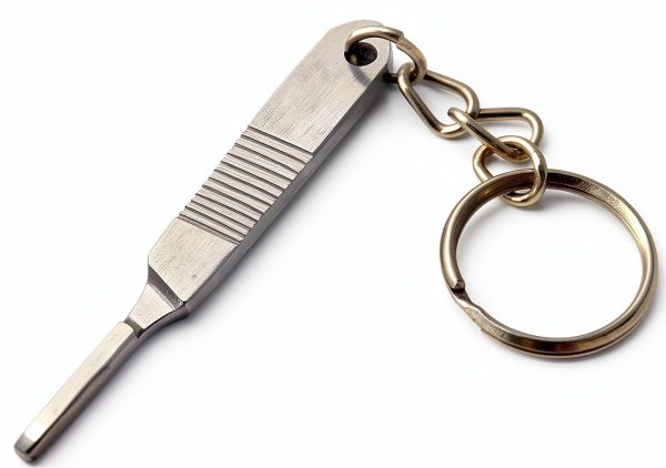 Laja Imports Metal Scalpel Handle Keychain Durable Educational Tool-0
