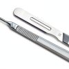 Dermaplaning Blades MedHelp 10R Scalpels Stainless Steel Handle 15-4