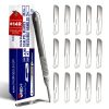 Surgical Blades Pack of 15 #14R with MedHelp Stainless Steel Handle-0