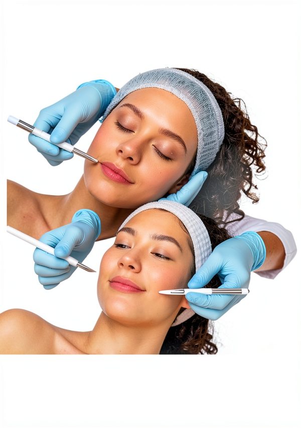 Dermaplaning Blades MedHelp 10R Scalpels Stainless Steel Handle 15-1