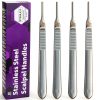 MyMed Scalpel Handle #3 Pack of 4 – Premium Rust‑Proof Stainless Steel-0