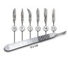 Bard Parker Autoclaveable Scalpel Handle German Steel No 3 Pack of 2-3