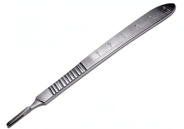 SurgiMac Scalpel Graduated Handle No.3 Stainless Steel Instrument-0