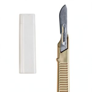 Dynarex Medi-Cut Scalpels #10 Grey Stainless Blade with Guard-0