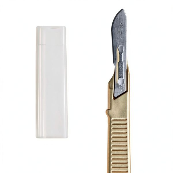 Dynarex Medi-Cut Scalpels #10 Grey Stainless Blade with Guard-0