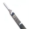 Scalpel Handle #4L Long Handle Fits Blades No. 20, 21, 22, 23, 24 and 25 - Stainless Steel (1 Piece)-1